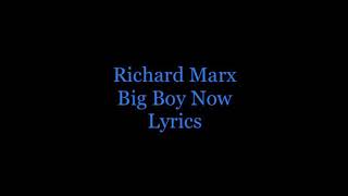 Watch Richard Marx Big Boy Now video