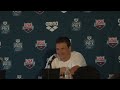 Ryan Lochte Press Conference after 100m Fly -  2014 ARENA GRAND PRIX at MESA