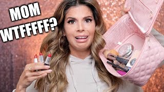 FULL FACE USING ONLY MY MOM'S MAKEUP CHALLENGE FULL FACE USING ONLY MY MOM'S MAKEUP CHALLENGE