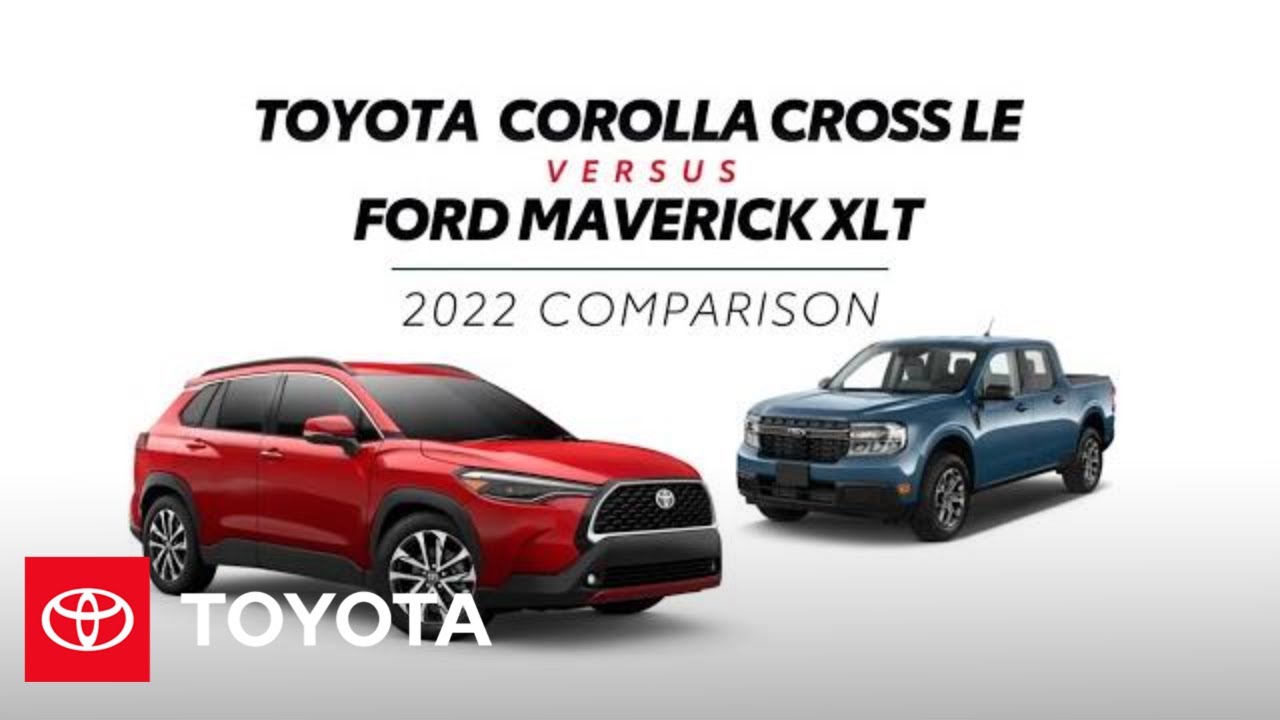 2022 Toyota Corolla Cross LE vs 2022 Ford Maverick XLT | Toyota