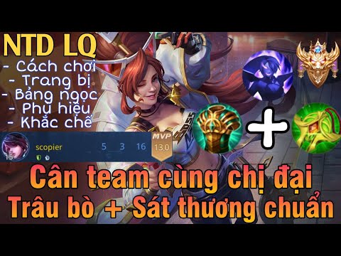 Mina mùa 17 liên quân mobile | Cách đánh, lên đồ, phù hiệu, bảng ngọc cho tướng mina mùa 17 đi sp