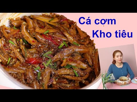 Cá cơm kho tiêu