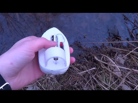 Лодка из пенопласта с моторчиком своими руками 39