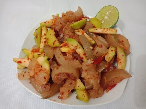Món ngon GÂN BÒ TRỘN CÓC thật hấp dẫn_Beef tendon