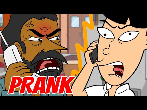 Crazy Indian Restaurant Rage Prank (Animated)