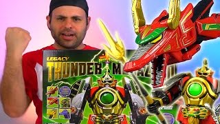 Legacy Thunder Megazord Unboxing & Review! (Power Rangers)