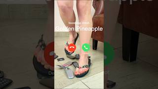 Pea Vs. Cell Phones Oddly Satisfying Crushing Things Bare Feet Asmr
