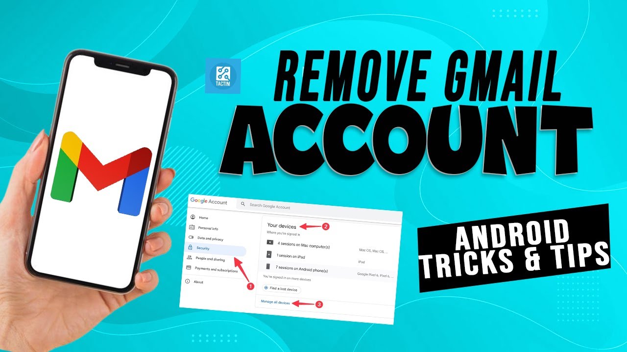 How to Remove Gmail Account from Android Phone 2024 EASY How to Remove Gmail Account from Android Phone 2024 EASY