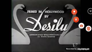 Desilu Productionscbs Television Network 1955 Logo