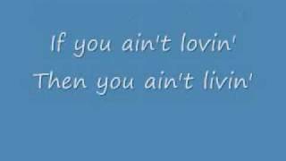 Watch George Strait If You Aint Lovin you Aint Livin video