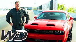 Mike Brewer Teaches Drag Racing In A 2019 Dodge Challenge Srt Hellcat Redeye Wheeler Dealers
