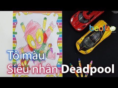 Cùng Kin tô màu siêu nhân Deadpool - Avengers