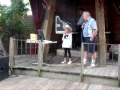 Tiia (6 years old) and Paul at the Slip-Not in Florida