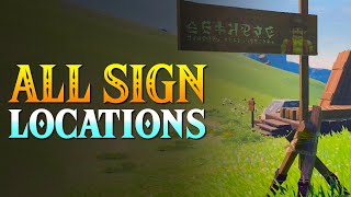 Zelda: Tears Of The Kingdom - All Addison Sign Locations
