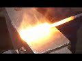Damascus steel from Balls from the bearing.