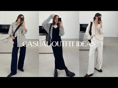 CASUAL OUTFIT IDEAS | Transeasonal, Easy To Recreate, Fun To Wear (: - YouTube
