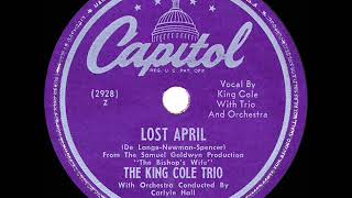 Watch Nat King Cole Lost April video