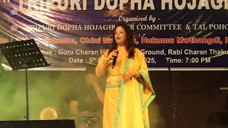 Gali Gali Sadhana Reang Live Performance18Th Tripuri Dopha Hojagiri Ter-25