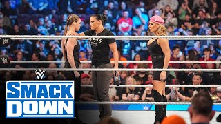 Ronda Rousey returns to help Shayna Baszler take out Shotzi and Natalya: SmackDo