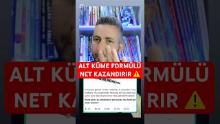 Alt Küme Formülü Kazandırır