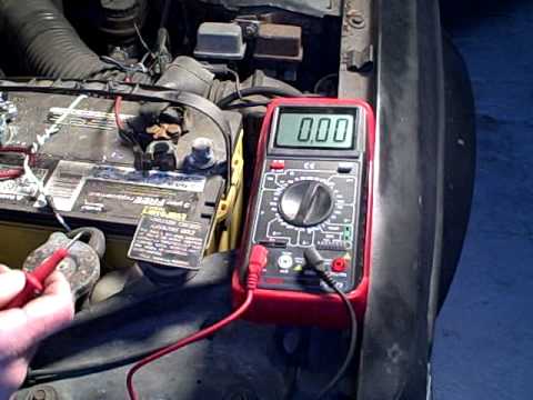 Testing For Current Drain That Runs Down Car Battery - YouTube