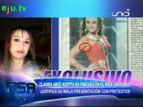 Claudia Arce acepta fracaso en el Miss Universo y dice su verdad Viva Bolivia Unida Carajo !!!