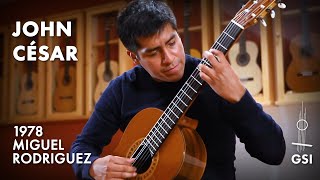 Agustín Barrios Mangorés Cueca Performed By John César On A 1978 Miguel Rodriguez