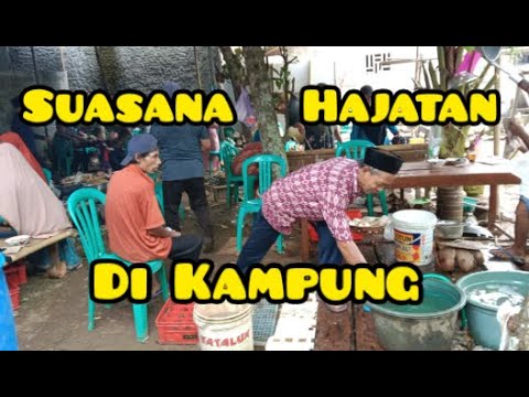 Suasana Hajatan Di Kampung