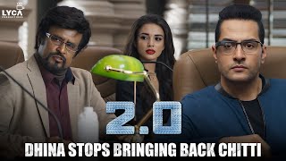 Dhina Stops Bringing Back Chitti 2.0 Movie Rajinikanth Akshay Kumar Amy Jackson