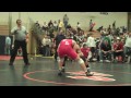 SUPER 16 WRESTLING TOURNAMENT 2011 Eusebio Moronta (White Plains) vs Giancarlo Morreale (Fox Lane)(