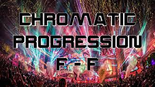 Chromatic Progression F - F In Electronic Music Style 123 Ppm