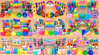 9 In 1 Video Best Of Collection Rainbow Slime #31. 🌈🌈🌈 💯% Satisfying Slime Video 1080P.