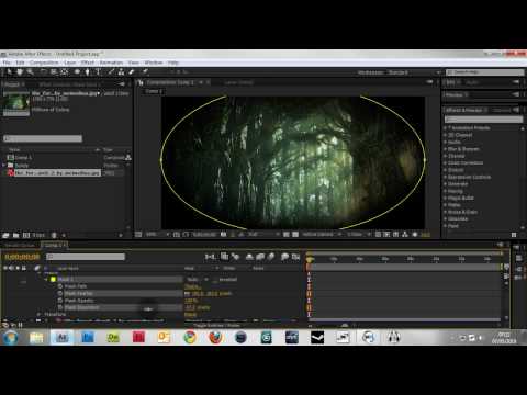 Как сделать затемнение в конце видео в after effects
