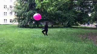 Big Pink Balloon Outdoors Looning