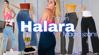 Halara Magic Jeans Try On Haul | Testing Magic Jeans | Ad