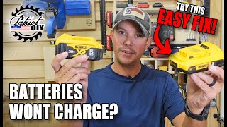 Tool Battery Wont Charge? Try This Easy Fix - How To Revive Dead Cordless Tool Batteries