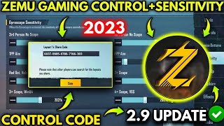 Zemu Gaming Original Sensitivity & 4 Finger Control Code in 1rd Layout | BGMI/PU