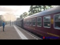 Stoomtrein door station Heiloo!