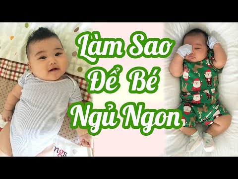Bí Quyết Để Bé Ngủ Xuyên Đêm Không Giật Mình, Không Khóc! Trị Bé Khóc Đêm Giúp Bé Ngủ Ngon Sâu Giấc