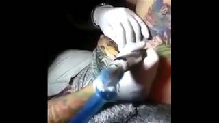 Proses Pembuatan Tatto Di Daerah Payudara.....