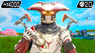 Incredible Bloodhound 20 Kills And 4000 Damage Apex Legends Gameplay