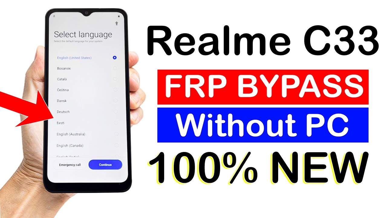 Realme C33 (RMX3624) FRP BYPASS (Without PC) | Android Realme C33 (RMX3624) FRP BYPASS (Without PC) | Android