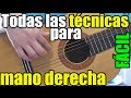 Clases de guitarra para principiantes #5: Como tocar con la mano derecha (Fácil y básico)