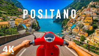 Positano, Italy 4K - The Most Beautiful Village In Italy Seen From Above - Video 4K Uhd
