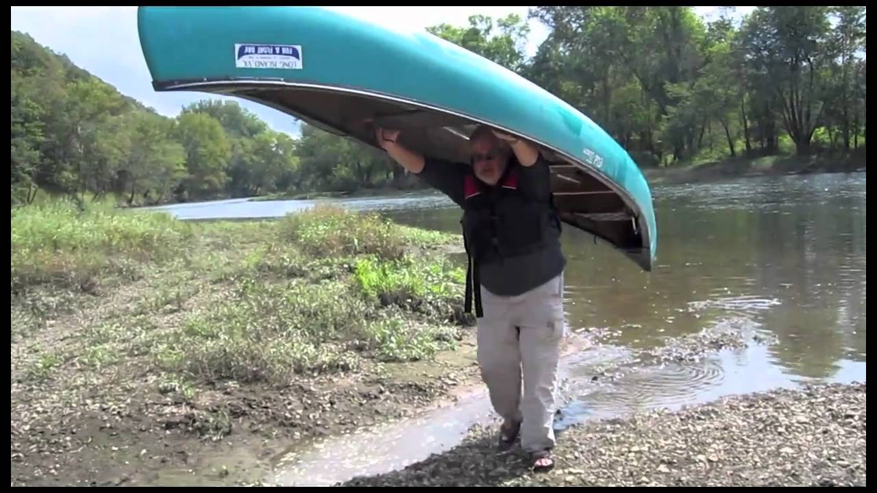 Portáge - a canoe does not make a very good hat - YouTube