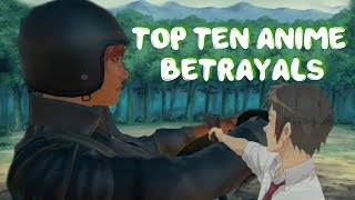 Top Ten Anime Betrayals - PlayerUnknown's Battlegrounds