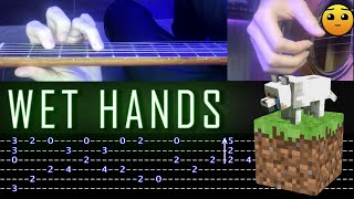 How to play Minecraft 'Wet Hands' theme | Guitar Tutorial [TABS] Fingerstyle