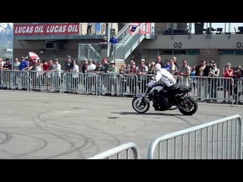 BMW Motorcycle Stunt Team at Miller Motorsports Park World SBK Round