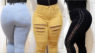 Plus-Sizecurvy Try-On Haul Jeans Ft. Monotiques Canada