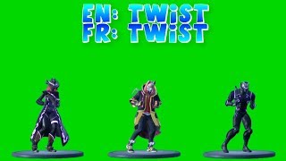 Green Screen Rare Emote Twist